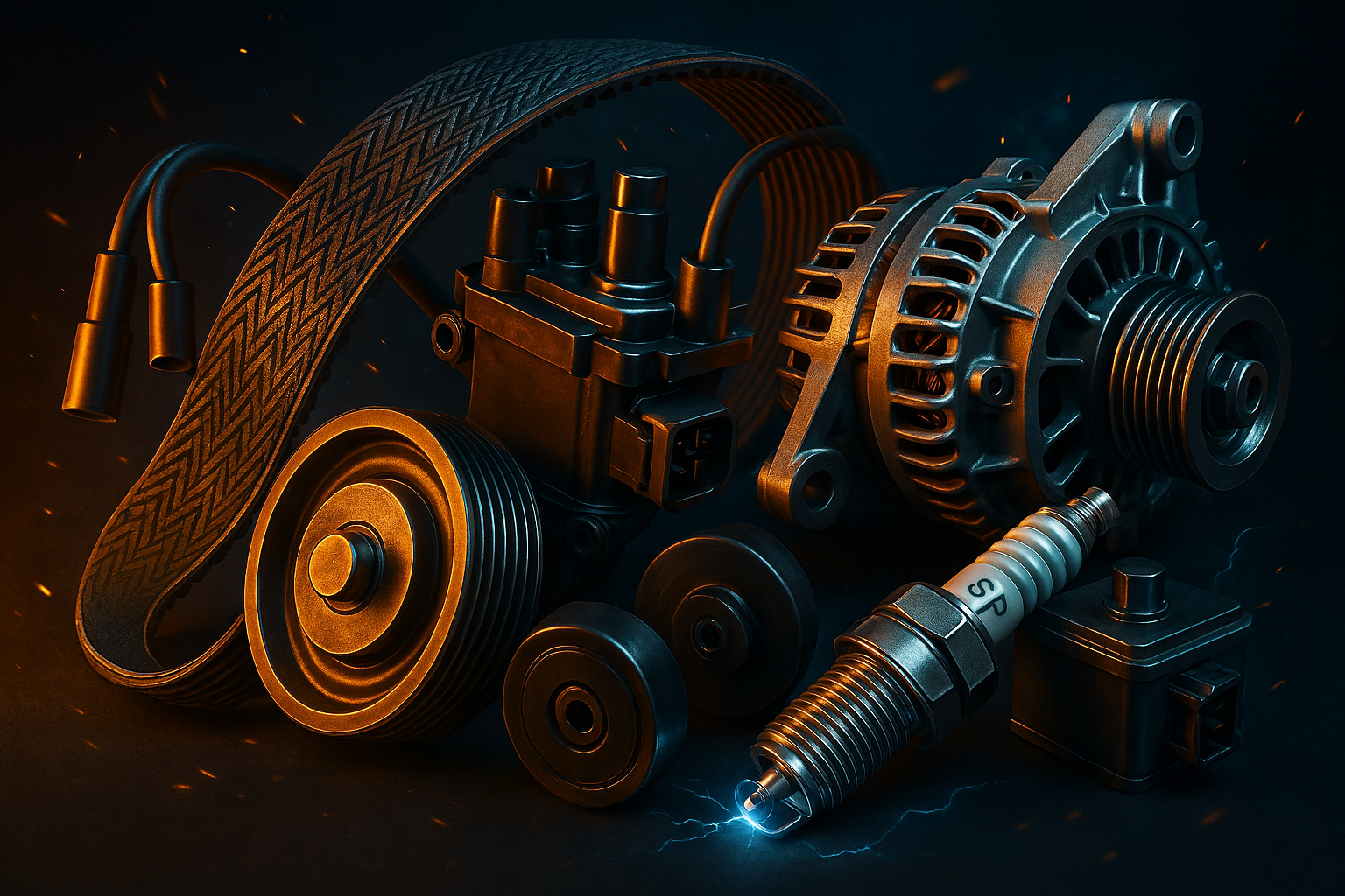 Engine Drive Belt System