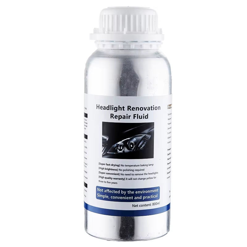 Car Headlight Repair Liquid Car Headlamp Renovation Restoration Cleaning Car Headlight Liquid Polymer Polish Auto Part Headlight