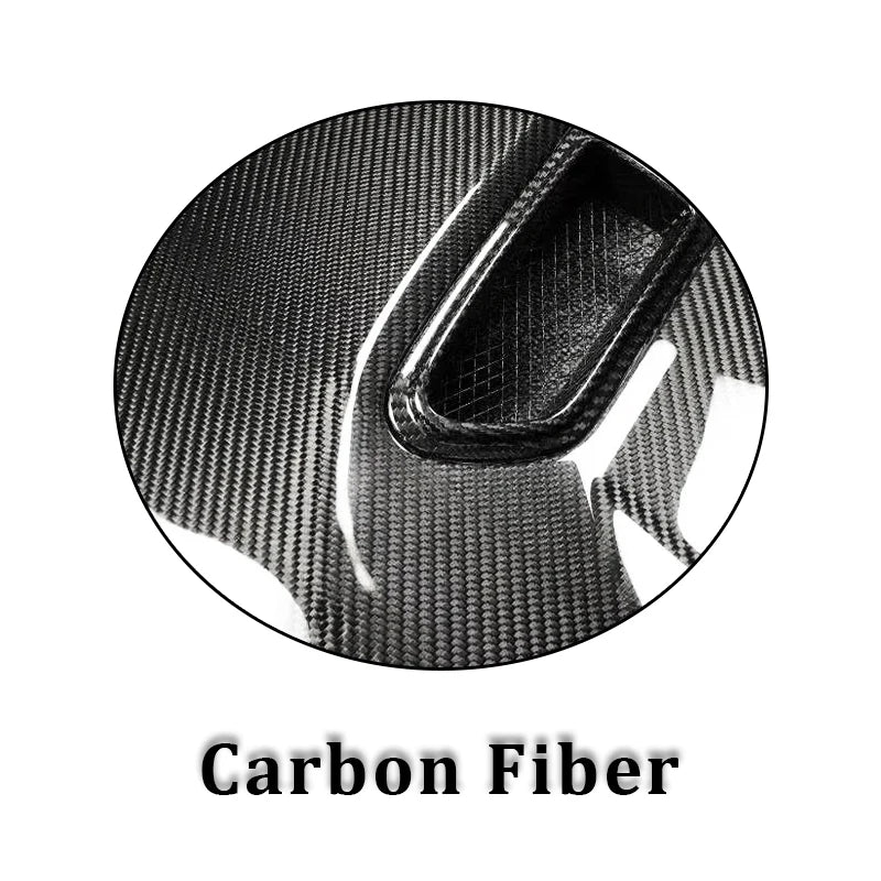 Car Side Fender Splitter For BMW M2 Series F87 2014-2021 Real Carbon Fiber Side Fender Air Vent Trim Covers Body Kit