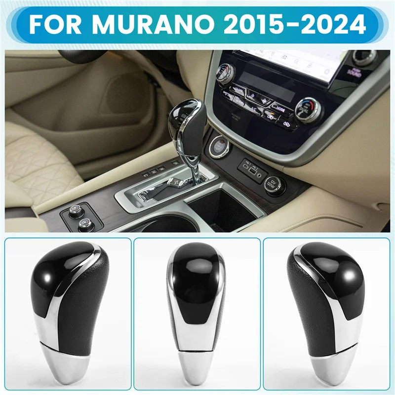 Gearshift Knob Ball Head Shift Lever Transmission For Nissan MURANO 2015-2024 Part Number 34910-3ZL1A