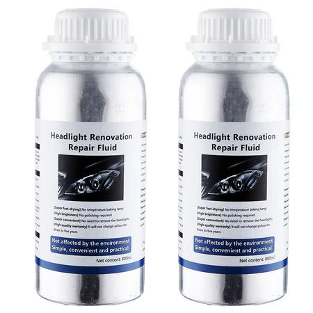 Car Headlight Repair Liquid Car Headlamp Renovation Restoration Cleaning Car Headlight Liquid Polymer Polish Auto Part Headlight