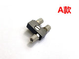 Aluminum Alloy CNC Hydraulic Cylinder Quick Connector for 1/14 Tamiya RC Truck Trailer Scania 770S Actros Volvo MAN LESU Parts