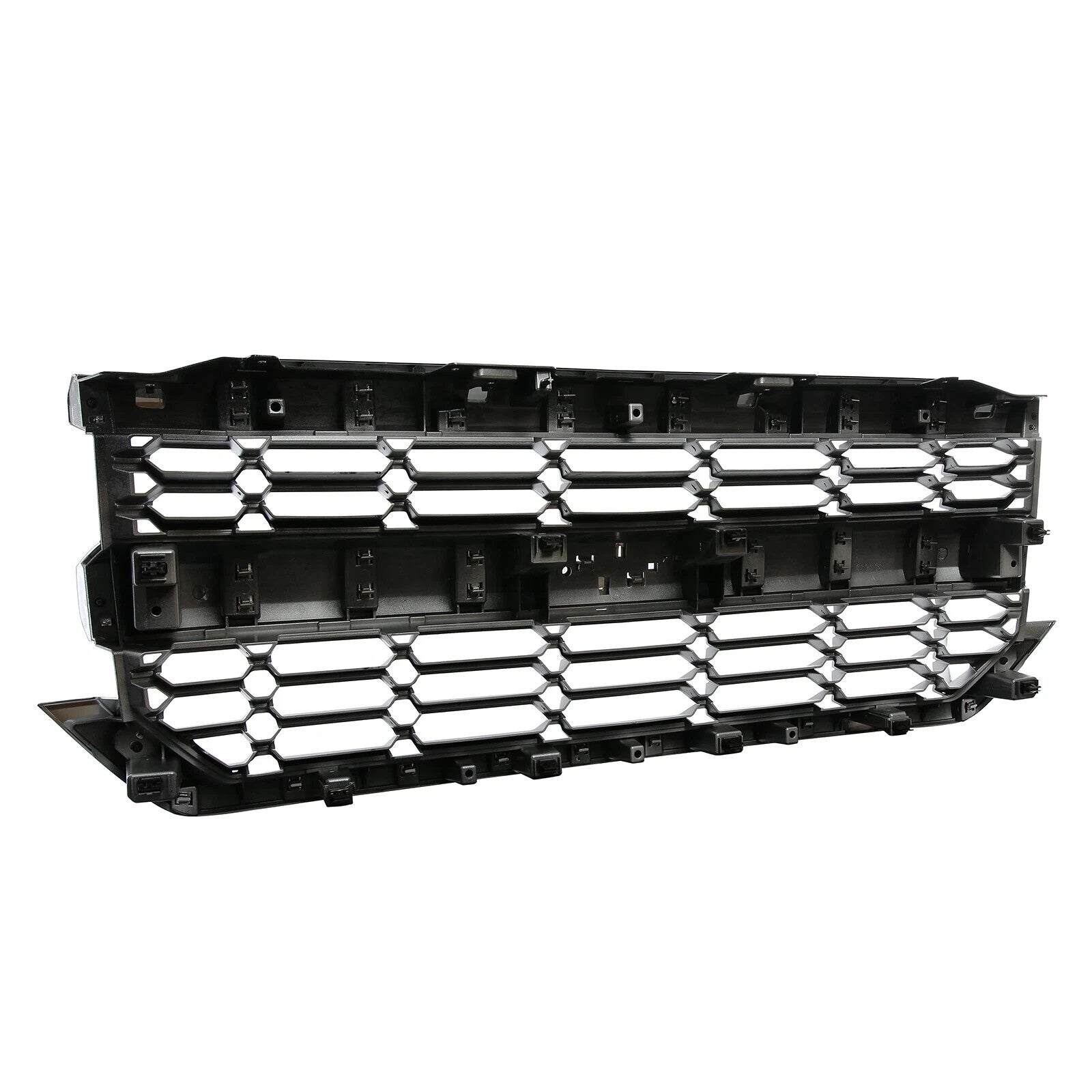 Front Bumper Upper Grille Chrome for 2016 2017 2018 2019 Chevy Silverado 1500