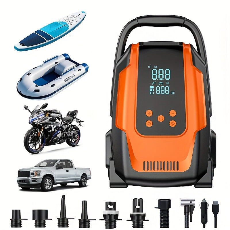 مضخة نفخ متعددة الوظائف مزودة بشاشة LED