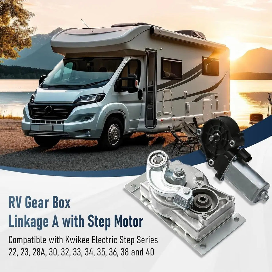 وصلة علبة تروس RV رقم 379160 للطراز A المزود بمحرك درج رقم 676061، مناسبة لسلالم كويكي الكهربائية من السلسلة 22 و23 و28A و30 و32 و33 و34 و35 و36 و38 و40 