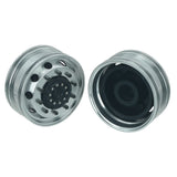 1 Pair Metal Front Rear CNC Wheel Hubs for 1/14 Tamiya RC Truck Tipper Scania 770s Volvo FH16 Benz MAN Diy Parts