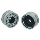 1 Pair Metal Front Rear CNC Wheel Hubs for 1/14 Tamiya RC Truck Tipper Scania 770s Volvo FH16 Benz MAN Diy Parts