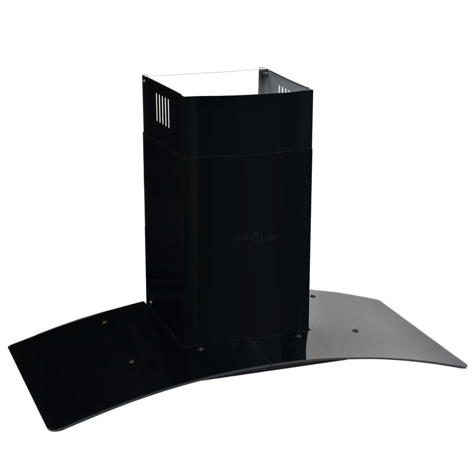 NNEVL Wall Mounted Range Hood Stainless Steel 756 m³/h 90 cm Black