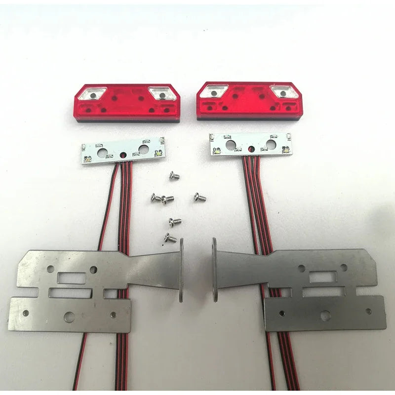 Simulation Taillight for 1/14 Tamiya RC Truck Car Scania VOLVO MAN Diy Parts