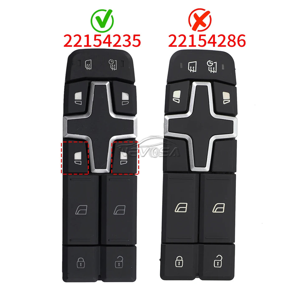 Electric Window Switch For Volvo FH FM OEM 22154286