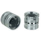 1 Pair Metal Front Rear CNC Wheel Hubs for 1/14 Tamiya RC Truck Tipper Scania 770s Volvo FH16 Benz MAN Diy Parts