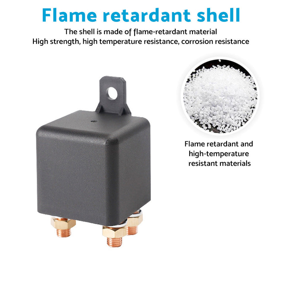 مفتاح طاقة شديد التحمل بخمسة أطراف، يعمل بجهد 12 فولت تيار مستمر وتيار 250 أمبير، مناسب للشاحنات والقوارب والسفن البحرية