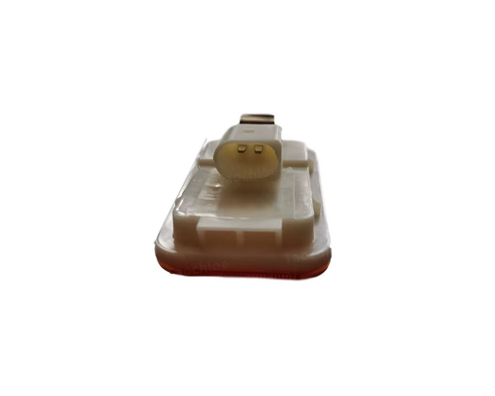 1Pc 24V Yellow Amber Led Reflector for Volvo Side Marker Lamp Clearance Light + Wire Connector Plug for Volvo Truck Emark