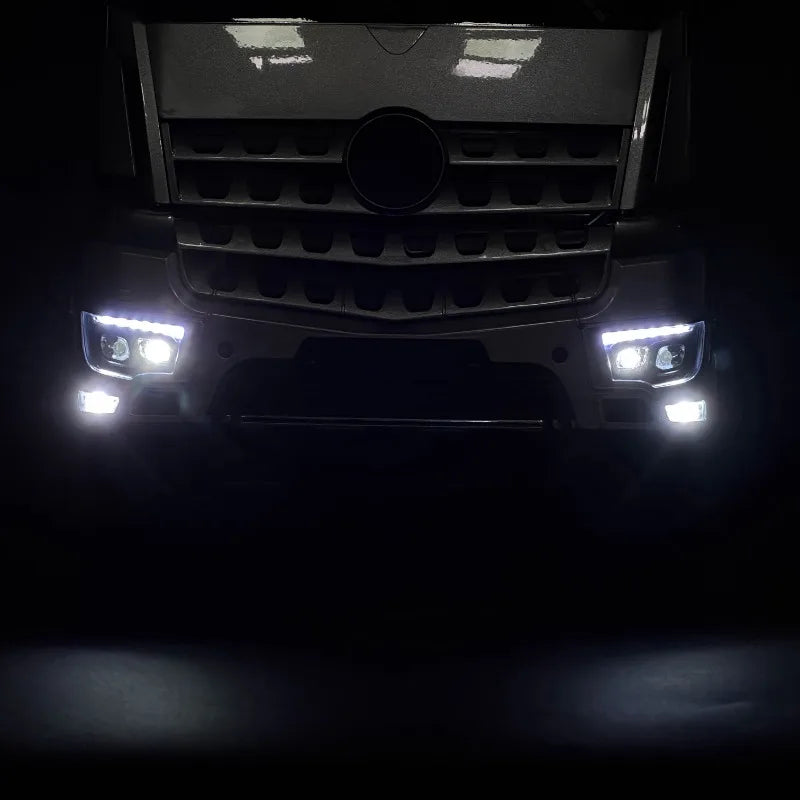 Plastic Flow Light Set Car Shell Headlight Accessories for 1/14 Tamiya RC Truck Trailer Tipper Mercedes-Benz  DIY Car Parts