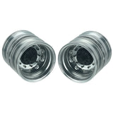 1 Pair Metal Front Rear CNC Wheel Hubs for 1/14 Tamiya RC Truck Tipper Scania 770s Volvo FH16 Benz MAN Diy Parts