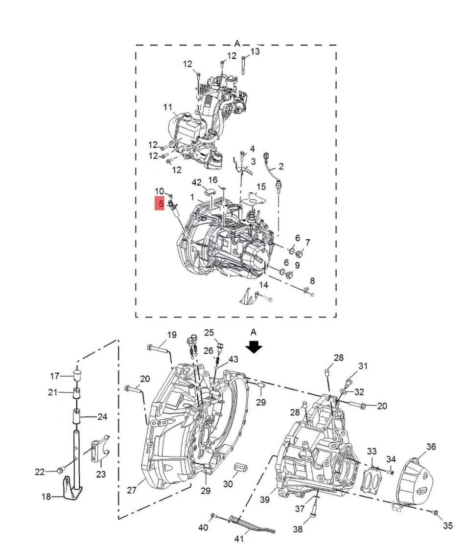 قطعة واحدة من حساس سرعة ناقل الحركة AMT، حساس علبة التروس لسيارة SAIC ROEWE MG3 الصينية، قطع غيار محركات السيارات، رقم القطعة 30021919 