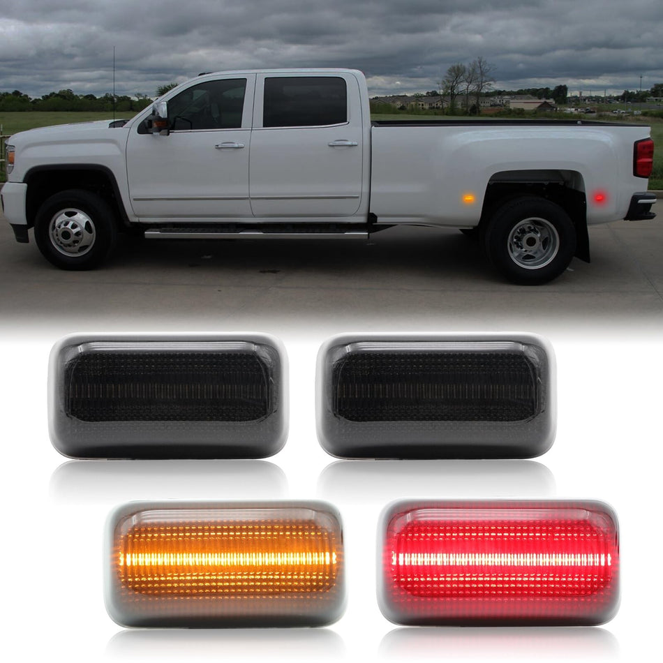LED Side Marker Light Replacement for Silverado 3500HD 2015-2023, Sierra 3500...